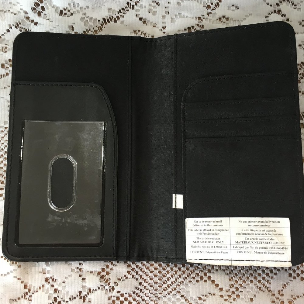 EUC CAMBRIDGE BLACK WALLET/CHECKBOOK COVER - Picture 2 of 7